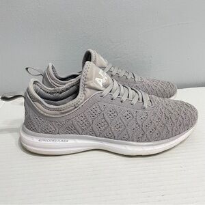 APL Techloom Phantom Gray Knit Training Shoes athletic sneakers size 8.5